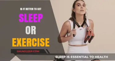 Sleep vs. Exercise: Which Boosts Health and Productivity More?