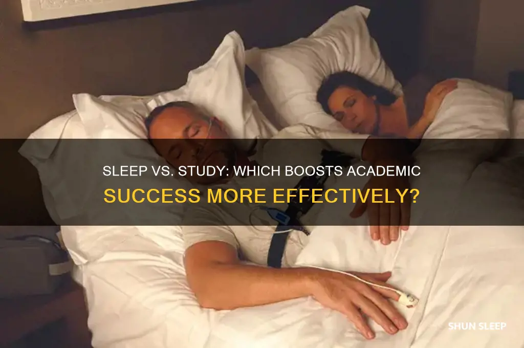 is it better to get sleep or study