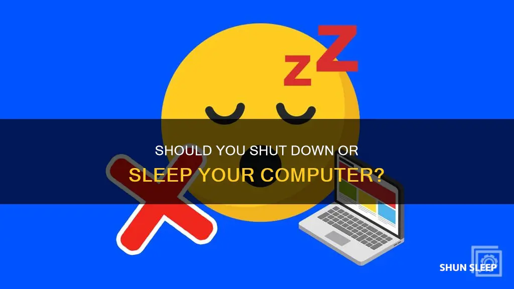 is it better to leave computer on or sleep