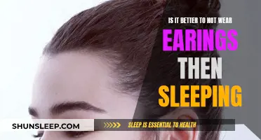 Why You Should Remove Earrings Before Sleep