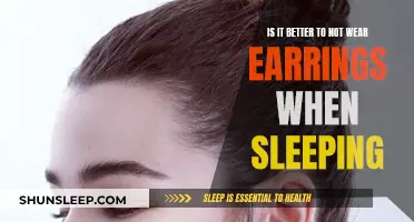 Earring Care: Should You Sleep with Earrings On?