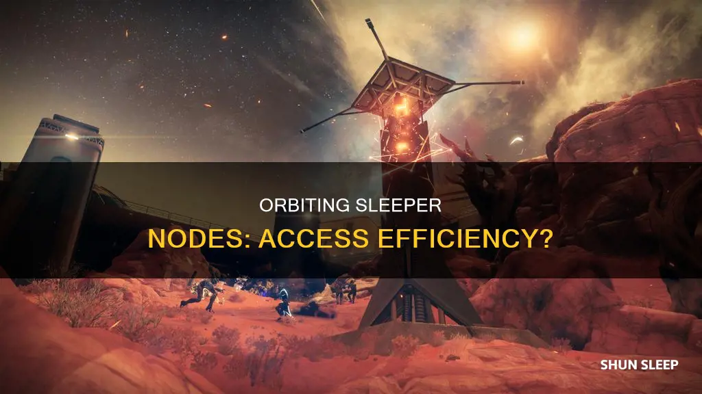 is it better to orbit in between sleeper nodes accessed