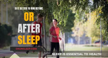 Running Before or After Sleep: Which is Better?