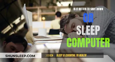 Shut Down or Sleep: What's Best for Your Computer?