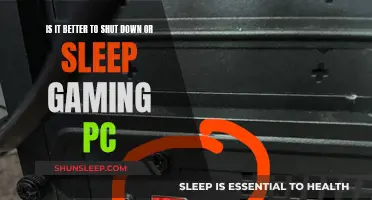 Should You Shut Down or Sleep Your Gaming PC?