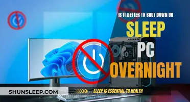 Should You Shut Down or Sleep Your PC Overnight?