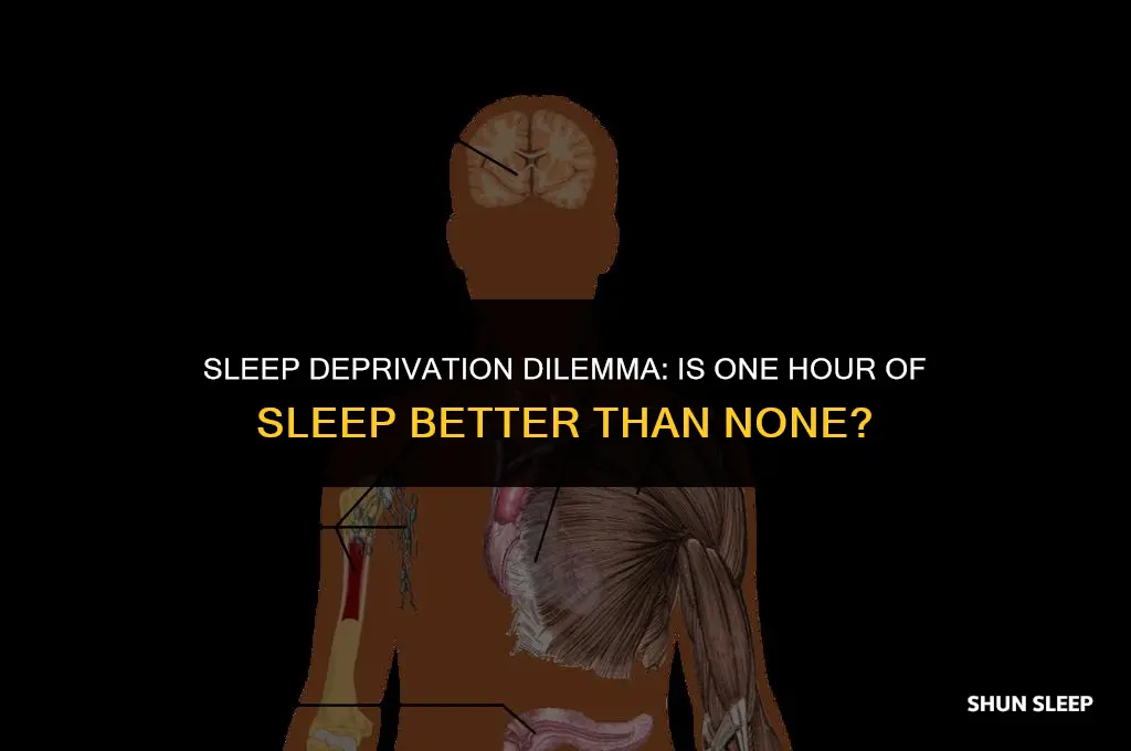 is it better to sleep an hour or stay up