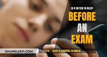 Exam Success: Sleep or No Sleep?