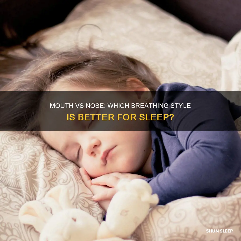 is it better to sleep breathing from mouth or nose