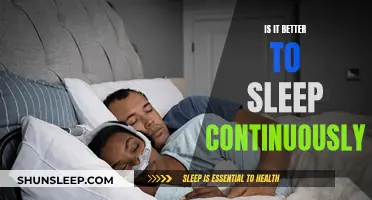 Sleep Continuously: The Benefits of Uninterrupted Slumber