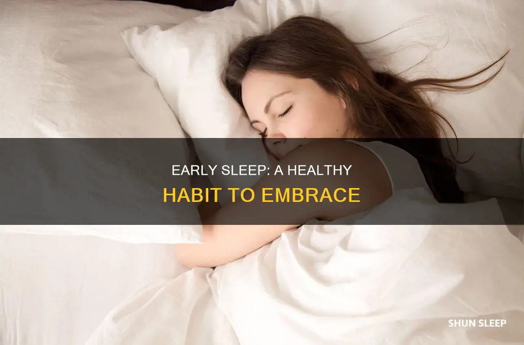 is it better to sleep early