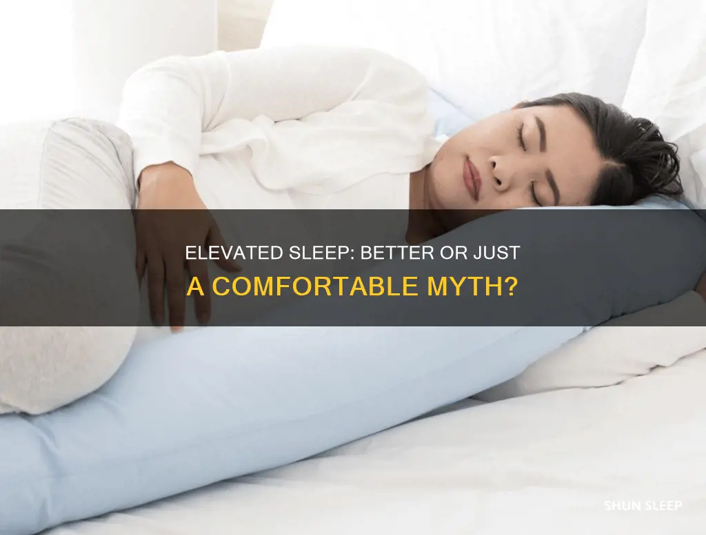 is it better to sleep flat or elevated