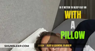 Sleep Flat or With a Pillow: What's Best?
