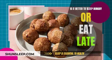 Late Night Eating: Sleep Hungry or Eat?