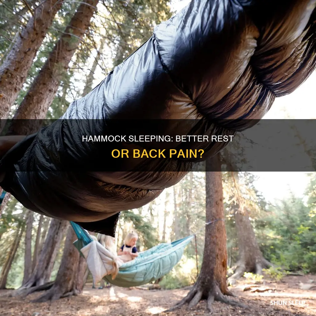 is it better to sleep in a hammock