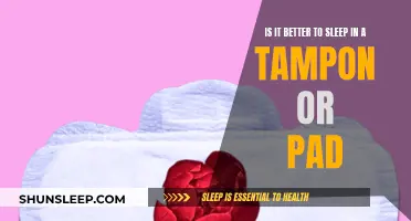 Tampons vs Pads: What's Better for Sleep?