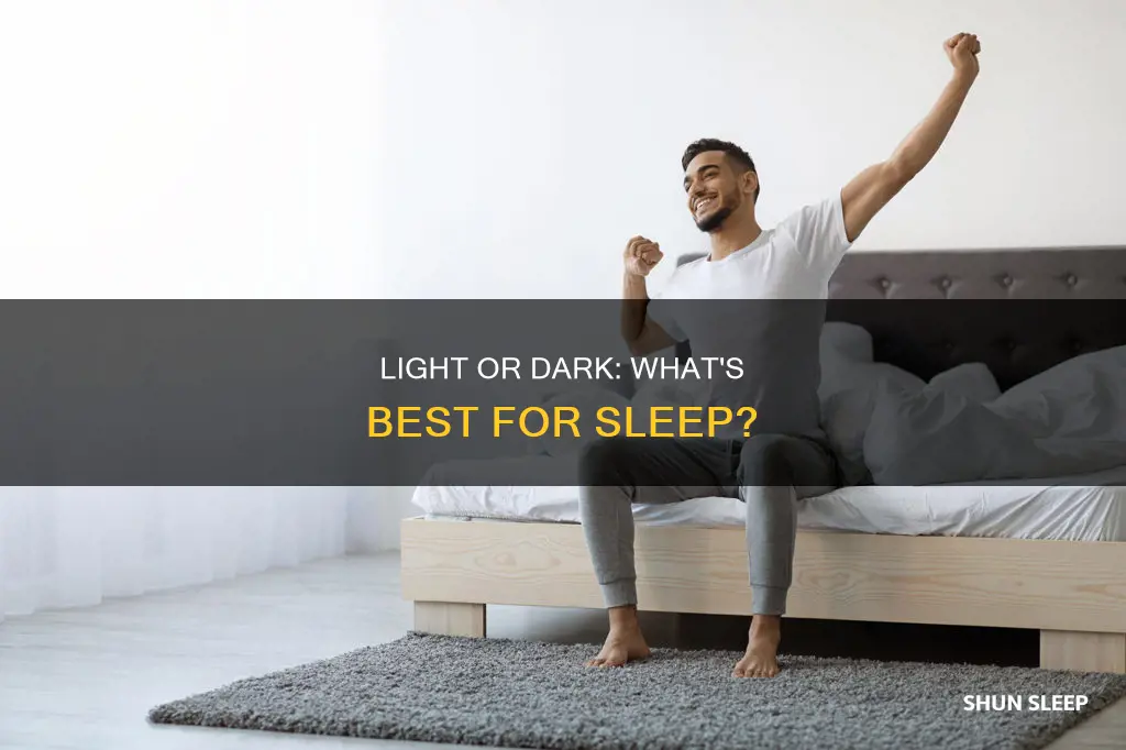is it better to sleep in dark or light