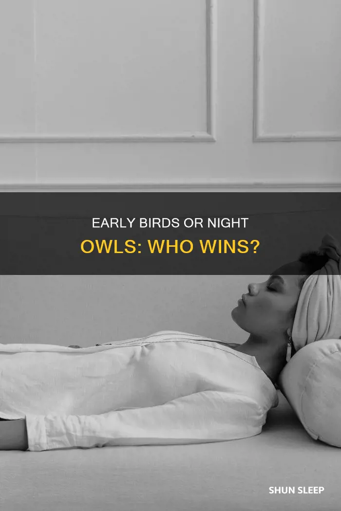 is it better to sleep in or wake up early