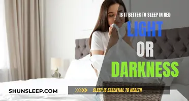 Red Light or Darkness: Which Sleeps Better?