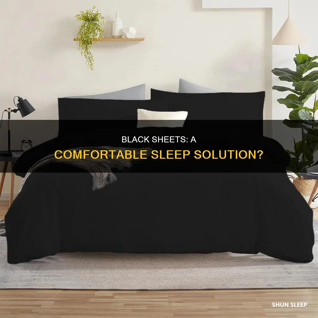 is it better to sleep on black sheets