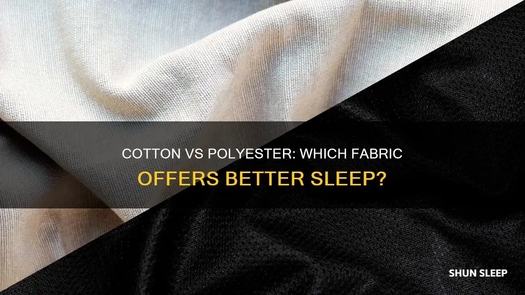 is it better to sleep on cotton or polyester