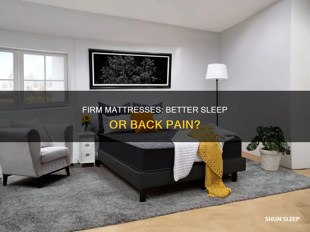 is it better to sleep on firm mattress