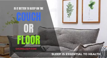 Sleeping on the Couch vs Floor: Which is Better?