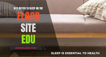 Floor Sleeping: Better for Your Back?