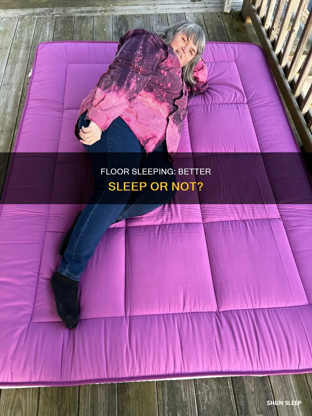 is it better to sleep on the floor