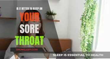 How Sleeping Position Affects Your Sore Throat