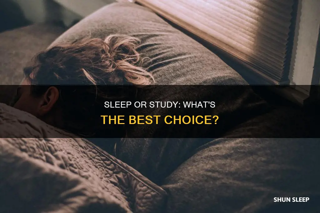 is it better to sleep or do homework