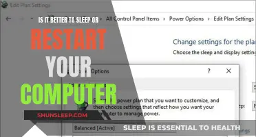 Sleep or Restart: Which is the Best Option for Your Computer?