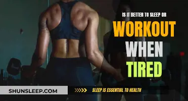 Recharging Your Body: Sleep or Workout?