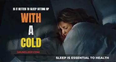 Sitting Up with a Cold: Better Sleep?