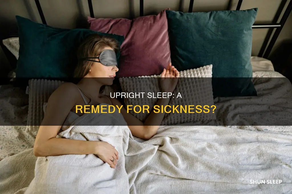 is it better to sleep upright when sick