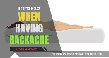 Backache Relief: Should You Sleep or Stay Awake?
