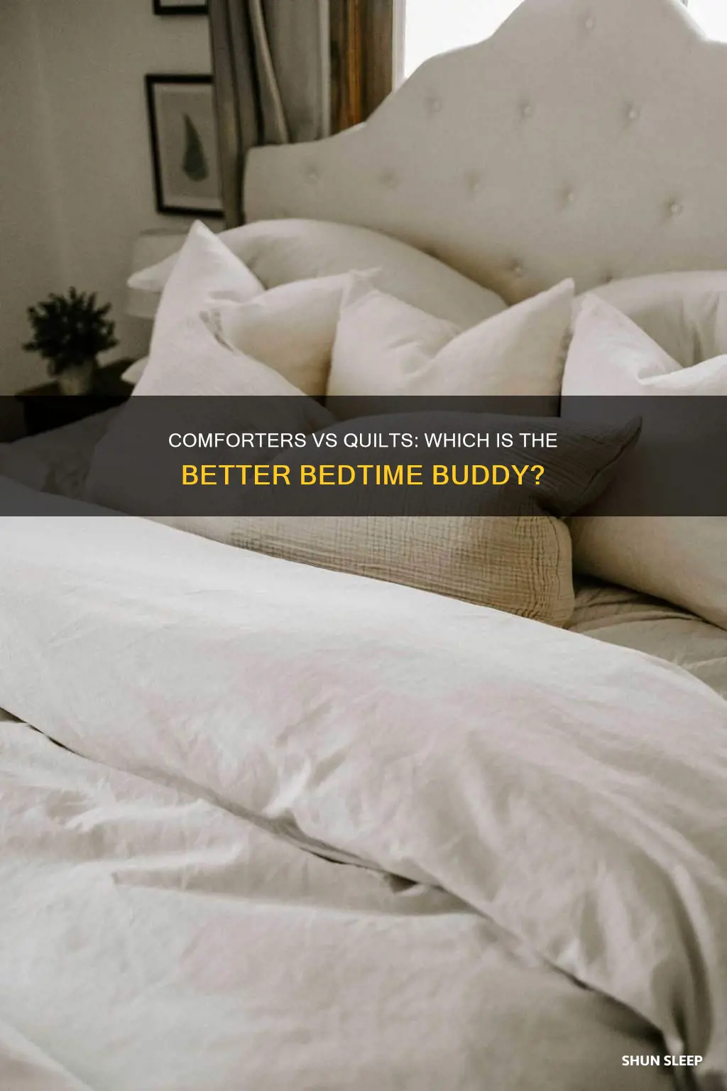 is it better to sleep with a comforter or quilt