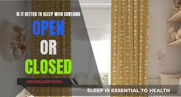 Sleep Better: Open or Closed Curtains?