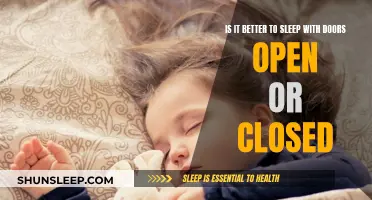 Sleep Better: Doors Open or Closed?