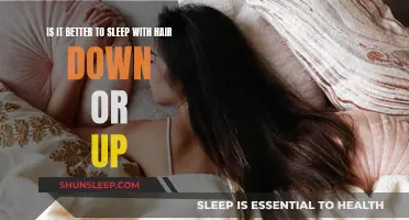 Should You Sleep with Hair Up or Down?