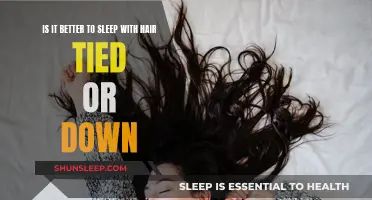 Should You Sleep with Hair Tied or Loose?