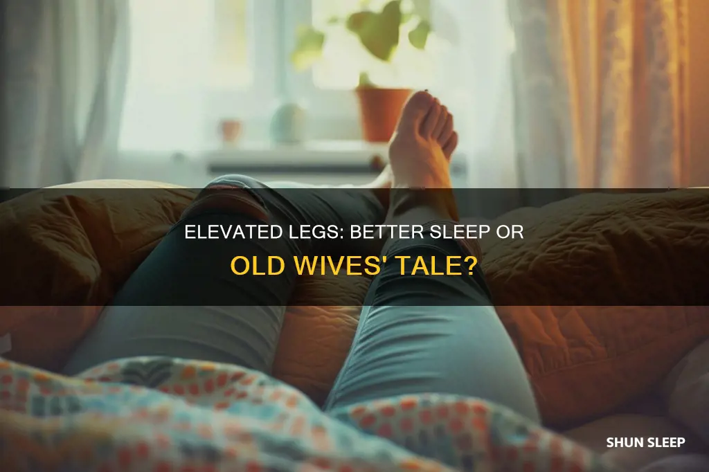 is it better to sleep with legs elevated