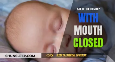 Mouth Closed While Sleeping: Better or Worse?