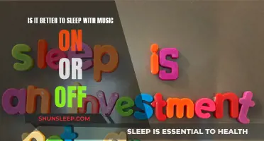 Music On or Off: Better Sleep?