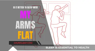 Arms Flat While Sleeping: Good or Bad?