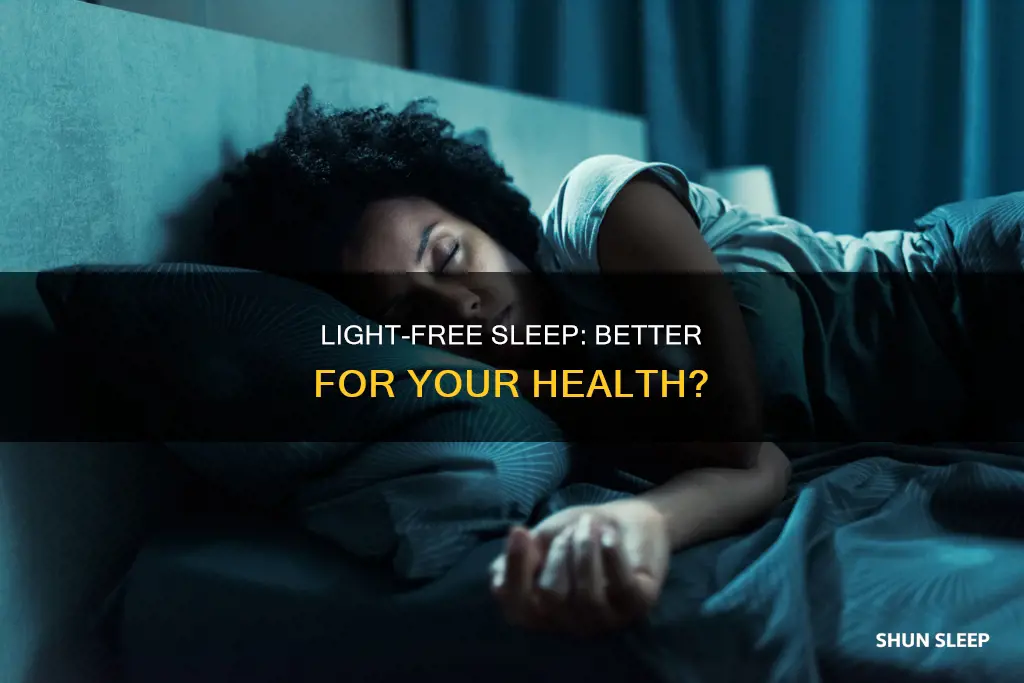 is it better to sleep with no light