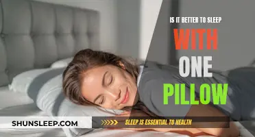 The Benefits of Sleeping with One Pillow