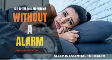 Alarm or No Alarm: The Sleep Conundrum