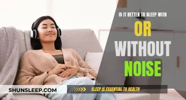 Noise and Sleep: Friend or Foe?