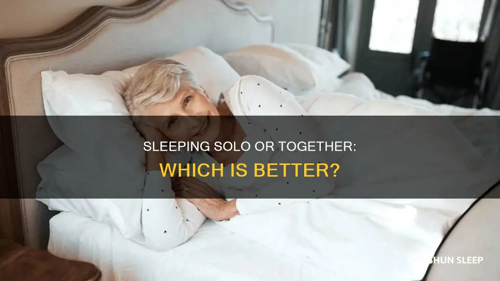 is it better to sleep with someone or alone